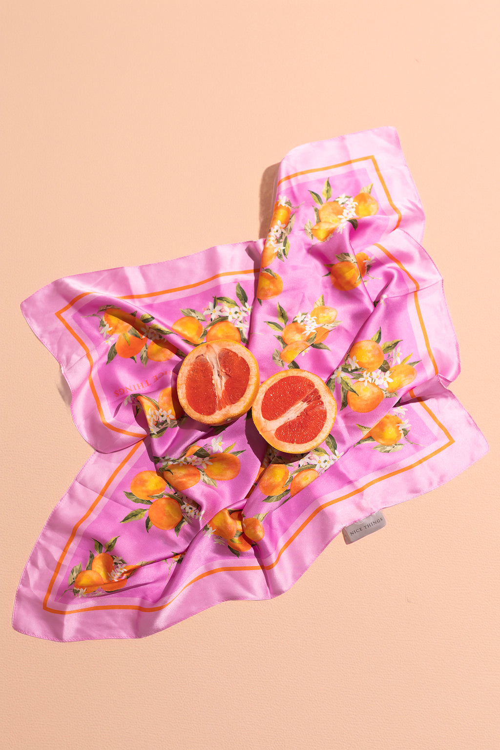 Apaszka jedwabna ORANGE DREAM